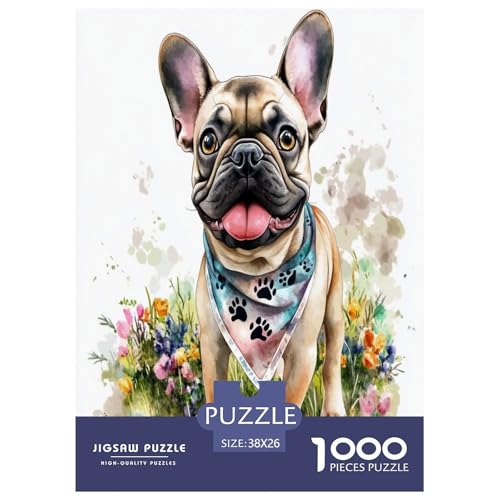Französischer Bullhund Puzzle 1000-teilige Schwer Puzzle Spielzeug Lernspiel Impossible Herausforderungsspielzeug Für Erwachsene Kinder 38x26cm/1000pcs Französischer Bullhund Puzzle 1000-teilige Schwer Puzzle Spielzeug Lernspiel Impossible Herausforderungsspielzeug Für Erwachsene Kinder 38x26cm/1000pcs von GXYUAOIEF