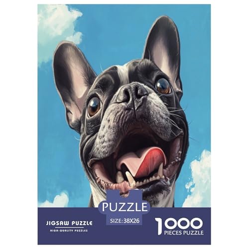 Französischer Bullhund Puzzles 1000 Teile Schwer Puzzle Spielzeug Pädagogisches Spiel Impossible Herausforderung Spielzeug Für Erwachsene Und Kinder Ab 12 Jahren 38x26cm/1000pcs Französischer Bullhund Puzzles 1000 Teile Schwer Puzzle Spielzeug Pädagogisches Spiel Impossible Herausforderung Spielzeug Für Erwachsene Und Kinder Ab 12 Jahren 38x26cm/1000pcs von GXYUAOIEF