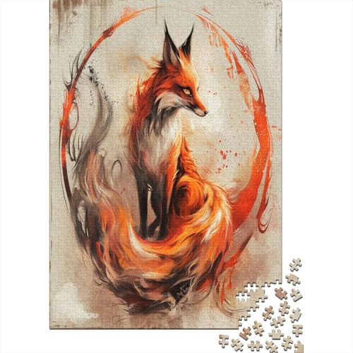 Fuchs Puzzle 1000 Teile Puzzle Für Erwachsene Und Kinder Ab 14 Jahren Puzzel 1000pcs (75x50cm) von GXYUAOIEF