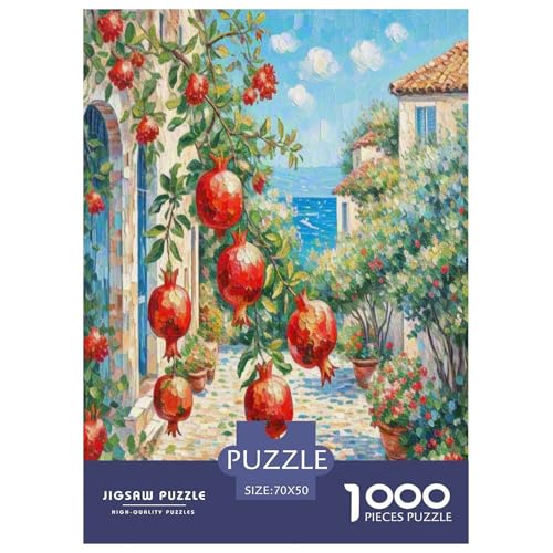 Granatapfelblüte Puzzle 1000-teilige Schwer Puzzle Spielzeug Pädagogisches Spiel Impossible Herausforderungsspielzeug Für Erwachsene Und Kinder Ab 12 Jahren 70x50cm/1000pcs Granatapfelblüte Puzzle 1000-teilige Schwer Puzzle Spielzeug Pädagogisches Spiel Impossible Herausforderungsspielzeug Für Erwachsene Und Kinder Ab 12 Jahren 70x50cm/1000pcs von GXYUAOIEF