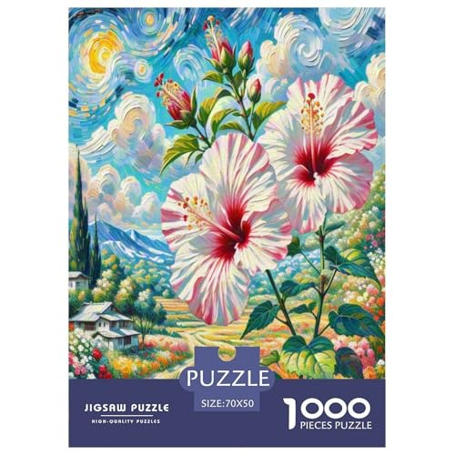 Hibiscus Puzzle 1000-teilige Schwer Puzzle Spielzeug Pädagogisches Spiel Impossible Herausforderung Spielzeug Für Erwachsene Kinder 70x50cm/1000pcs Hibiscus Puzzle 1000-teilige Schwer Puzzle Spielzeug Pädagogisches Spiel Impossible Herausforderung Spielzeug Für Erwachsene Kinder 70x50cm/1000pcs von GXYUAOIEF