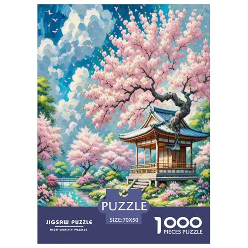 Kirschblüte Puzzles 1000 Teile Schwer Puzzle Spielzeug Pädagogisches Spiel Impossible Herausforderungsspielzeug Für Erwachsene Kinder 70x50cm/1000pcs Kirschblüte Puzzles 1000 Teile Schwer Puzzle Spielzeug Pädagogisches Spiel Impossible Herausforderungsspielzeug Für Erwachsene Kinder 70x50cm/1000pcs von GXYUAOIEF