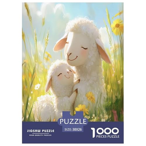 Lamm Puzzle 1000 Teile Schwer Puzzle Spielzeug Pädagogisches Spiel Impossible Herausforderung Spielzeug Für Erwachsene Und Kinder in Bewährter 38x26cm/1000pcs Lamm Puzzle 1000 Teile Schwer Puzzle Spielzeug Pädagogisches Spiel Impossible Herausforderung Spielzeug Für Erwachsene Und Kinder in Bewährter 38x26cm/1000pcs von GXYUAOIEF