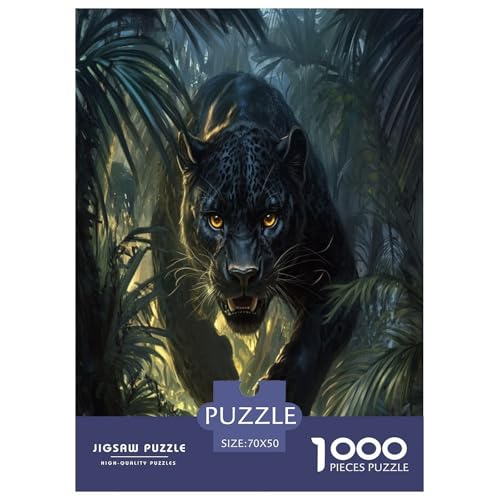 Leopard Puzzle 1000-teilige Schwer Puzzle Spielzeug Pädagogisches Spiel Impossible Herausforderungsspielzeug Für Erwachsene Kinder 70x50cm/1000pcs Leopard Puzzle 1000-teilige Schwer Puzzle Spielzeug Pädagogisches Spiel Impossible Herausforderungsspielzeug Für Erwachsene Kinder 70x50cm/1000pcs von GXYUAOIEF