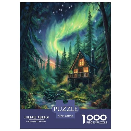 Nordlichter Puzzle 1000 Teile Schwer Puzzle Spielzeug Pädagogisches Spiel Impossible Herausforderungsspielzeug Für Erwachsene Und Kinder in Bewährter 70x50cm/1000pcs Nordlichter Puzzle 1000 Teile Schwer Puzzle Spielzeug Pädagogisches Spiel Impossible Herausforderungsspielzeug Für Erwachsene Und Kinder in Bewährter 70x50cm/1000pcs von GXYUAOIEF
