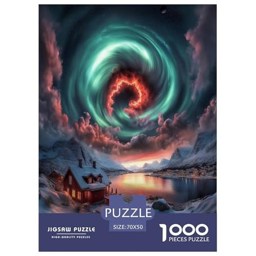Nordlichter Puzzles 1000-teilige Schwer Puzzle Spielzeug Lernspiel Impossible Herausforderungsspielzeug Für Erwachsene Und Kinder in Bewährter 70x50cm/1000pcs Nordlichter Puzzles 1000-teilige Schwer Puzzle Spielzeug Lernspiel Impossible Herausforderungsspielzeug Für Erwachsene Und Kinder in Bewährter 70x50cm/1000pcs von GXYUAOIEF