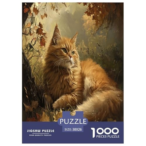 Norwegische Waldkatte Puzzle 1000 Teile Schwer Puzzle Spielzeug Pädagogisches Spiel Impossible Herausforderung Spielzeug Für Erwachsene Kinder 38x26cm/1000pcs Norwegische Waldkatte Puzzle 1000 Teile Schwer Puzzle Spielzeug Pädagogisches Spiel Impossible Herausforderung Spielzeug Für Erwachsene Kinder 38x26cm/1000pcs von GXYUAOIEF