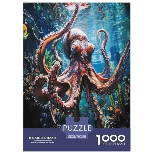 Octopus Puzzle 1000-teilige Schwer Puzzle Spielzeug Lernspiel Impossible Herausforderungsspielzeug Für Erwachsene Und Kinder Ab 12 Jahren 70x50cm/1000pcs Octopus Puzzle 1000-teilige Schwer Puzzle Spielzeug Lernspiel Impossible Herausforderungsspielzeug Für Erwachsene Und Kinder Ab 12 Jahren 70x50cm/1000pcs von GXYUAOIEF