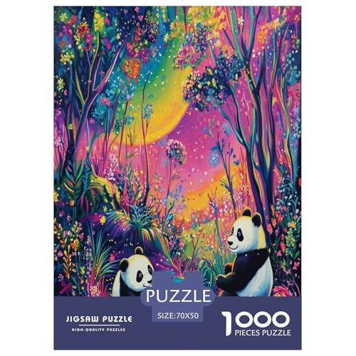 Panda Puzzle 1000-teilige Schwer Puzzle Spielzeug Pädagogisches Spiel Impossible Herausforderung Spielzeug Für Erwachsene Kinder 70x50cm/1000pcs Panda Puzzle 1000-teilige Schwer Puzzle Spielzeug Pädagogisches Spiel Impossible Herausforderung Spielzeug Für Erwachsene Kinder 70x50cm/1000pcs von GXYUAOIEF