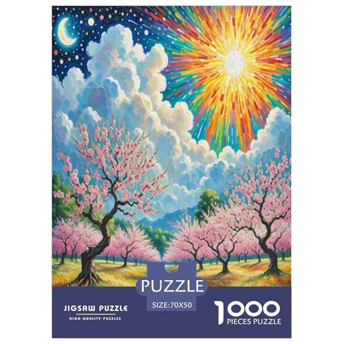 Pfirsichblüte Puzzle 1000 Teile Schwer Puzzle Spielzeug Lernspiel Impossible Herausforderungsspielzeug Für Erwachsene Und Kinder in Bewährter 70x50cm/1000pcs Pfirsichblüte Puzzle 1000 Teile Schwer Puzzle Spielzeug Lernspiel Impossible Herausforderungsspielzeug Für Erwachsene Und Kinder in Bewährter 70x50cm/1000pcs von GXYUAOIEF