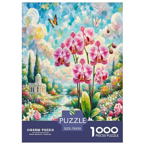 Phalaenopsis Orchideeee Puzzles 1000 Teile Schwer Puzzle Spielzeug Lernspiel Impossible Herausforderungsspielzeug Für Erwachsene Kinder 70x50cm/1000pcs Phalaenopsis Orchideeee Puzzles 1000 Teile Schwer Puzzle Spielzeug Lernspiel Impossible Herausforderungsspielzeug Für Erwachsene Kinder 70x50cm/1000pcs von GXYUAOIEF