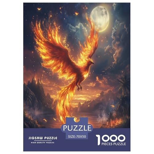 Phoenix Puzzle 1000-teilige Schwer Puzzle Spielzeug Lernspiel Impossible Herausforderungsspielzeug Für Erwachsene Kinder 70x50cm/1000pcs Phoenix Puzzle 1000-teilige Schwer Puzzle Spielzeug Lernspiel Impossible Herausforderungsspielzeug Für Erwachsene Kinder 70x50cm/1000pcs von GXYUAOIEF