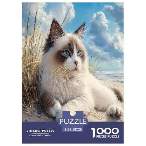 Ragdoll Katze Puzzle 1000-teilige Schwer Puzzle Spielzeug Lernspiel Impossible Herausforderung Spielzeug Für Erwachsene Und Kinder Ab 14 Jahren 38x26cm/1000pcs Ragdoll Katze Puzzle 1000-teilige Schwer Puzzle Spielzeug Lernspiel Impossible Herausforderung Spielzeug Für Erwachsene Und Kinder Ab 14 Jahren 38x26cm/1000pcs von GXYUAOIEF