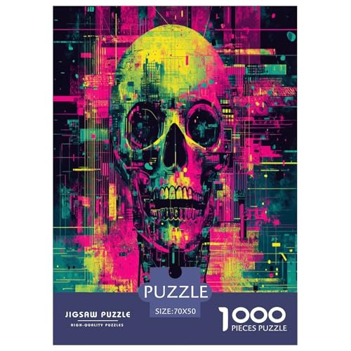 Schädel Puzzle 1000-teilige Schwer Puzzle Spielzeug Pädagogisches Spiel Impossible Herausforderungsspielzeug Für Erwachsene Und Kinder in Bewährter 70x50cm/1000pcs Schädel Puzzle 1000-teilige Schwer Puzzle Spielzeug Pädagogisches Spiel Impossible Herausforderungsspielzeug Für Erwachsene Und Kinder in Bewährter 70x50cm/1000pcs von GXYUAOIEF