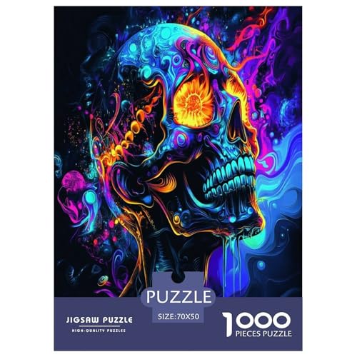 Schädel Puzzles 1000 Teile Schwer Puzzle Spielzeug Pädagogisches Spiel Impossible Herausforderung Spielzeug Für Erwachsene Kinder 70x50cm/1000pcs Schädel Puzzles 1000 Teile Schwer Puzzle Spielzeug Pädagogisches Spiel Impossible Herausforderung Spielzeug Für Erwachsene Kinder 70x50cm/1000pcs von GXYUAOIEF