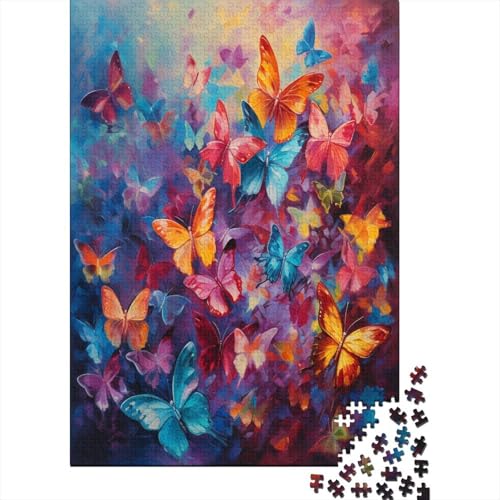 Schmetterlinge Puzzlespiel 1000 Teile Puzzle Für Erwachsene Und Kinder Ab 14 Jahren, Puzzle Erwachsenen Puzzlespi Puzzel 1000pcs (75x50cm) von GXYUAOIEF