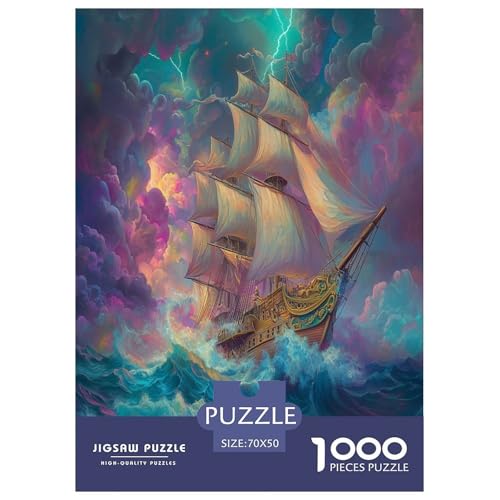 Segelboot Puzzle 1000 Teile Schwer Puzzle Spielzeug Lernspiel Impossible Herausforderungsspielzeug Für Erwachsene Kinder 70x50cm/1000pcs Segelboot Puzzle 1000 Teile Schwer Puzzle Spielzeug Lernspiel Impossible Herausforderungsspielzeug Für Erwachsene Kinder 70x50cm/1000pcs von GXYUAOIEF