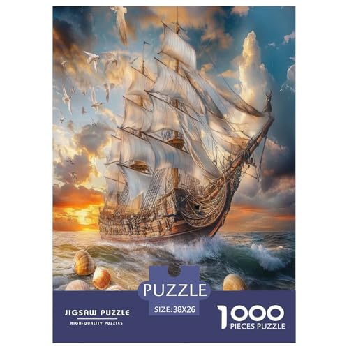 Segelboot Puzzles 1000 Teile Schwer Puzzle Spielzeug Pädagogisches Spiel Impossible Herausforderung Spielzeug Für Erwachsene Und Kinder in Bewährter 38x26cm/1000pcs Segelboot Puzzles 1000 Teile Schwer Puzzle Spielzeug Pädagogisches Spiel Impossible Herausforderung Spielzeug Für Erwachsene Und Kinder in Bewährter 38x26cm/1000pcs von GXYUAOIEF