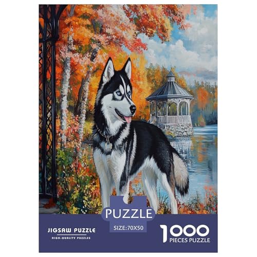 Sibirischer Husky Puzzle 1000 Teile Schwer Puzzle Spielzeug Lernspiel Impossible Herausforderung Spielzeug Für Erwachsene Und Kinder Ab 14 Jahren 70x50cm/1000pcs Sibirischer Husky Puzzle 1000 Teile Schwer Puzzle Spielzeug Lernspiel Impossible Herausforderung Spielzeug Für Erwachsene Und Kinder Ab 14 Jahren 70x50cm/1000pcs von GXYUAOIEF