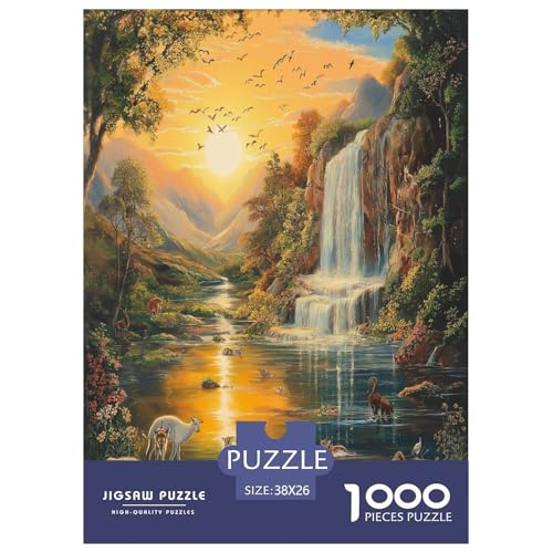 Wasserfall Puzzles 1000 Teile Schwer Puzzle Spielzeug Lernspiel Impossible Herausforderung Spielzeug Für Erwachsene Und Kinder in Bewährter 38x26cm/1000pcs Wasserfall Puzzles 1000 Teile Schwer Puzzle Spielzeug Lernspiel Impossible Herausforderung Spielzeug Für Erwachsene Und Kinder in Bewährter 38x26cm/1000pcs von GXYUAOIEF