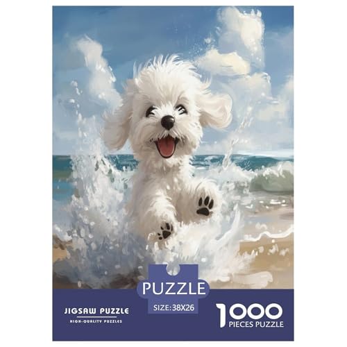 West Highland Weißer Terrier Puzzle 1000-teilige Schwer Puzzle Spielzeug Pädagogisches Spiel Impossible Herausforderung Spielzeug Für Erwachsene Und Kinder Ab 14 Jahren 38x26cm/1000pcs West Highland Weißer Terrier Puzzle 1000-teilige Schwer Puzzle Spielzeug Pädagogisches Spiel Impossible Herausforderung Spielzeug Für Erwachsene Und Kinder Ab 14 Jahren 38x26cm/1000pcs von GXYUAOIEF