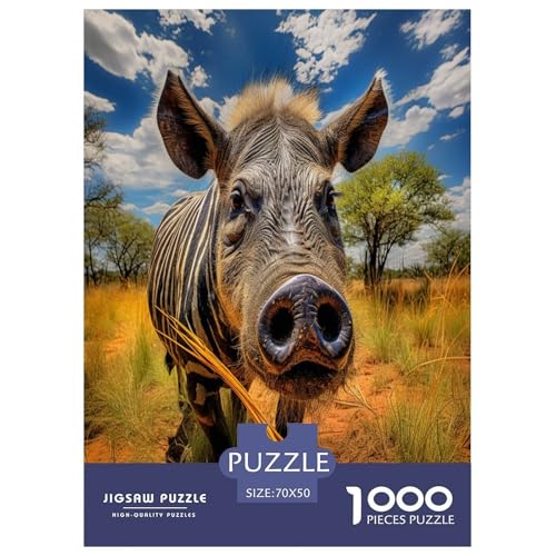 Wildschwein Puzzles 1000-teilige Schwer Puzzle Spielzeug Lernspiel Impossible Herausforderungsspielzeug Für Erwachsene Und Kinder in Bewährter 70x50cm/1000pcs Wildschwein Puzzles 1000-teilige Schwer Puzzle Spielzeug Lernspiel Impossible Herausforderungsspielzeug Für Erwachsene Und Kinder in Bewährter 70x50cm/1000pcs von GXYUAOIEF