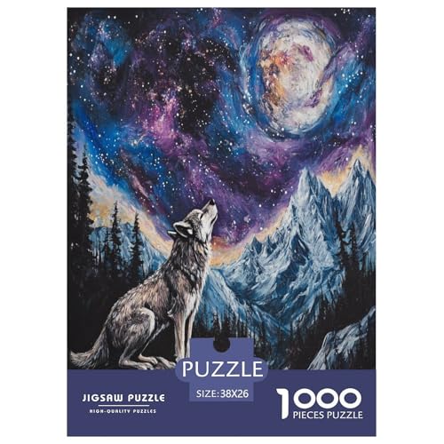 Wolf Puzzle 1000 Teile Schwer Puzzle Spielzeug Lernspiel Impossible Herausforderung Spielzeug Für Erwachsene Und Kinder Ab 14 Jahren 38x26cm/1000pcs Wolf Puzzle 1000 Teile Schwer Puzzle Spielzeug Lernspiel Impossible Herausforderung Spielzeug Für Erwachsene Und Kinder Ab 14 Jahren 38x26cm/1000pcs von GXYUAOIEF