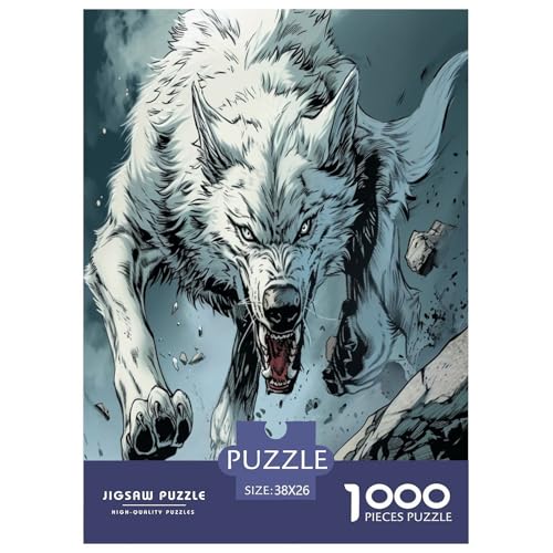 Wolf Puzzles 1000 Teile Schwer Puzzle Spielzeug Pädagogisches Spiel Impossible Herausforderung Spielzeug Für Erwachsene Kinder 38x26cm/1000pcs Wolf Puzzles 1000 Teile Schwer Puzzle Spielzeug Pädagogisches Spiel Impossible Herausforderung Spielzeug Für Erwachsene Kinder 38x26cm/1000pcs von GXYUAOIEF