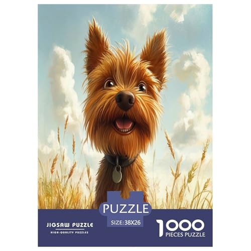 Yorkshire Terrier Puzzle 1000 Teile Schwer Puzzle Spielzeug Lernspiel Impossible Herausforderung Spielzeug Für Erwachsene Kinder 38x26cm/1000pcs Yorkshire Terrier Puzzle 1000 Teile Schwer Puzzle Spielzeug Lernspiel Impossible Herausforderung Spielzeug Für Erwachsene Kinder 38x26cm/1000pcs von GXYUAOIEF