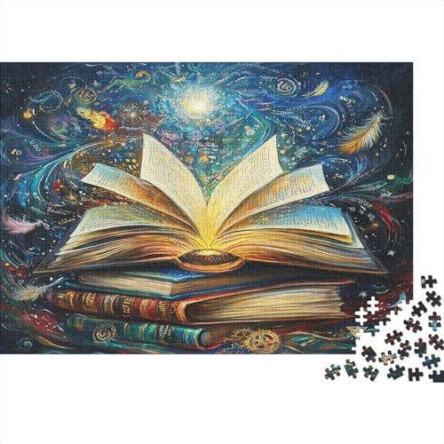 Zauberbücher Puzzle 1000 Teile Puzzle Für Erwachsene Und Kinder Ab 14 Jahren,Puzzlespiel Erwachsenen Puzzlespiel Puzzel 1000pcs (75x50cm) von GXYUAOIEF