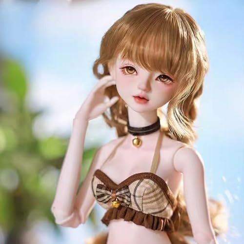 1/4 BJD-Puppe 17.3in SD-Puppen Harz Actionfigur mit Bikini-Set Perücke Make-up und Accessoires Weihnachten Geburtstagsgeschenke 1/4 BJD-Puppe 17.3in SD-Puppen Harz Actionfigur mit Bikini-Set Perücke Make-up und Accessoires Weihnachten Geburtstagsgeschenke von GYHCB