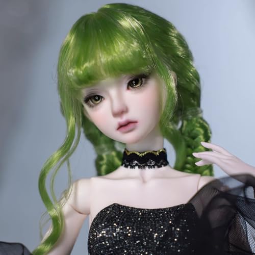 1/4 BJD-Puppe 44,5cm 17,5in SD-Kugelgelenkpuppen Grüne Perücke Actionfigur mit Kompletter Kleidung und Zubehör, Starke Plastizität 1/4 BJD-Puppe 44,5cm 17,5in SD-Kugelgelenkpuppen Grüne Perücke Actionfigur mit Kompletter Kleidung und Zubehör, Starke Plastizität von GYHCB