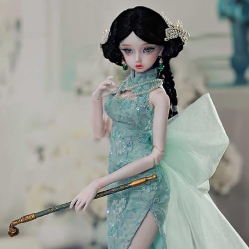 1/4 Neuer Chinesischer Stil BJD Puppe 44cm Ball Jointed Doll Elegante SD Doll mit Cheongsam + Make-up + Komplettes Zubehör von GYHCB