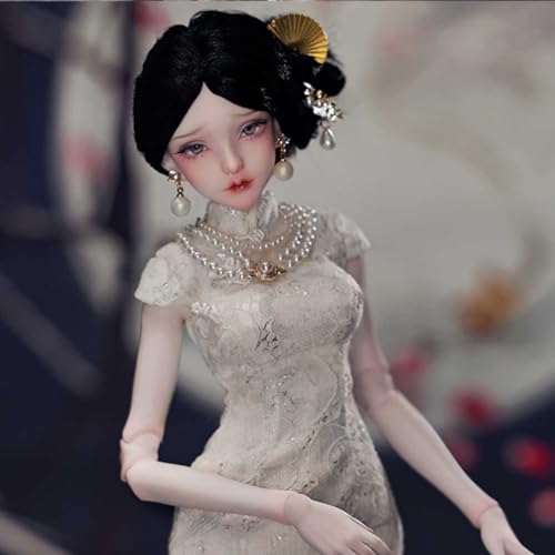 1/4 Neuer Chinesischer Stil BJD Puppe 44cm Ball Jointed Doll Elegante SD Doll mit Cheongsam + Make-up + Komplettes Zubehör von GYHCB