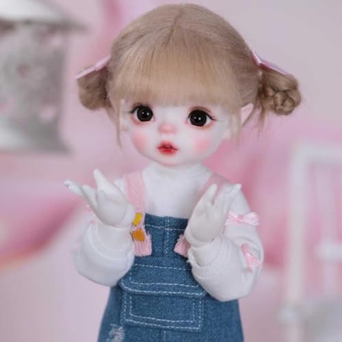 1/6 BJD-Puppe 25 cm Mini SD Doll 9,84 Zoll Kugelgelenkpuppe Anime-Figur mit Make-up + Komplettset Kleidung Accessoires, Sammelbares Geschenk von GYHCB