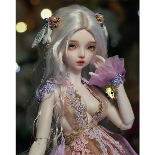 Exquisit BJD-Puppe Handgefertigt Harz SD-Puppe 40cm 15,74 Zoll Ball Jointed Doll mit Vollständiger Satz Kleidung Perücke Schuhe Zubehör Bilden von GYHCB