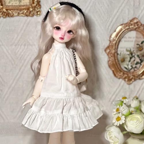 Harz BJD-Puppe 1/6 Ball Jointed Doll Handgefertigt Wunderschön SD-Puppe mit Kleid Perücke Schuhen Make-up, für Heim- und Schreibtischdekoration und Sammelgeschenkset von GYHCB