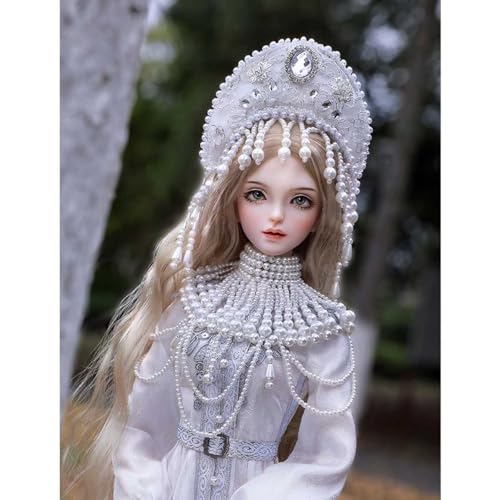 Hübsch Prinzessin BJD-Puppe 1/3 SD-Puppe 60,5cm 23,8 Zoll Ball Jointed Doll Vollständiger Satz mit Kleidung, Perücke, Schuhe, Make-up-Gesicht, Zubehör von GYHCB