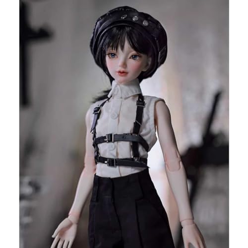 Hübsche BJD Doll 1/4 Handgefertigte SD-Puppe 42cm/16,5 Zoll Kugelgelenkpuppe mit Make-up + Komplettes Zubehör, Geburtstagsgeschenk von GYHCB