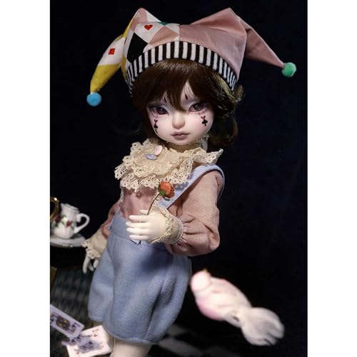 Kreativität 1/6 BJD-Puppe Mini SD-Puppe 31cm 12,2 Zoll Ball Jointed Doll mit Vollständiger Satz Kleidung Schuhe Perücke Bilden von GYHCB