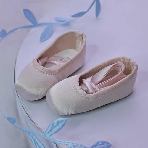 Puppenschuhe für 1/4 BJD, Ballerinas für Puppen, Mini Flache Schuhe für Weibliche Puppen, DIY-Kostüm, Kleid, Kostüm Zubehör von GYHCB