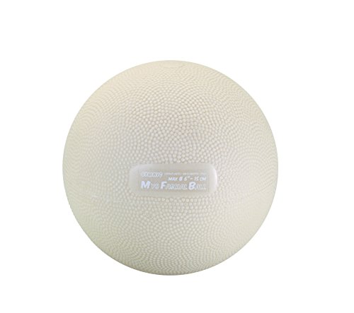 Gymnic Myo Fascial Ball 15 / besondere Festigkeit des Balls/Durchmesser: 15 cm/Farbe: Creme/belastbar bis 100 kg von GYMNIC