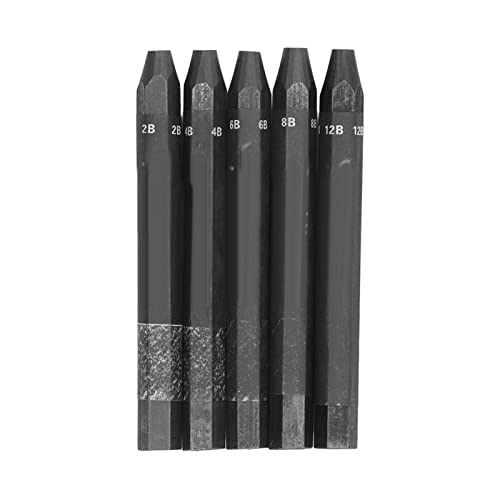 GYZOUKA Graphitstift Set, Wasserlöslicher Sechskantstab Zum Skizzieren, Design, Komposition, Ölgemälde Sicheres Kunstzubehör mit Zarter Haptik von GYZOUKA