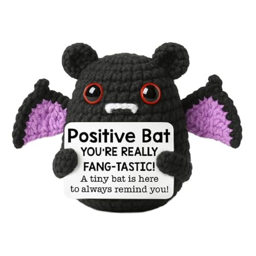 GZBMEZS Positive Tiere – Halloween-Häkeldekor, Design, niedliche, lustige Motivationskarte, Dekorationen für Schreibtisch, Zuhause, Arbeit, Valentinstag, Geburtstag, Weihnachten GZBMEZS Positive Tiere – Halloween-Häkeldekor, Design, niedliche, lustige Motivationskarte, Dekorationen für Schreibtisch, Zuhause, Arbeit, Valentinstag, Geburtstag, Weihnachten von GZBMEZS