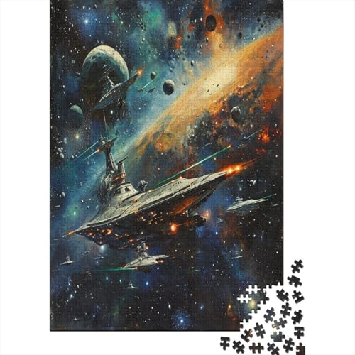 Interstellare Raumschiffe Puzzle 1000 Teile Puzzle Für Erwachsene Und Kinder Ab 14 Jahren Puzzel 1000pcs (75x50cm) von GZCVBDYUY