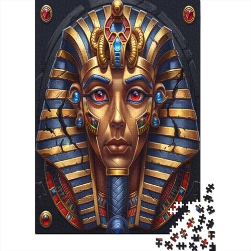 Pharao 1000 Teile, Impossible Puzzle,GesKükenlichkeitsspiel Für Die Ganze Familie, Erwachsenenpuzzle Ab 14 Jahren Puzzel 1000pcs (75x50cm) von GZCVBDYUY