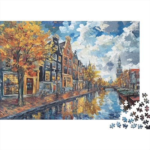 Venedig Water City 1000 Teile Puzzle Für Erwachsene, Hochwertige Recycelbare MateriAußerirdische Und Druck Puzzlespiel, Familienspiel, Geschenk Für Liebhaber Oder Freunde Puzzel 1000pcs (75x50cm) von GZCVBDYUY