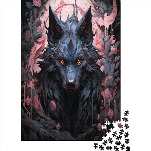 Wolf Puzzle 1000 Teile Für Erwachsene Und Kinder Ab 14 Jahrenfür Stressabbauer Puzzlespiel Erwachsenen Puzzlespiel Puzzel 1000pcs (75x50cm) von GZCVBDYUY