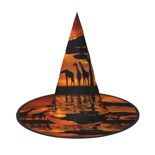GZHYHAKAN Afrika Giraffe Majestätischer Baumdruck Halloween Hut für Partys, Karneval und Rollenspiele - leicht, bequem GZHYHAKAN Afrika Giraffe Majestätischer Baumdruck Halloween Hut für Partys, Karneval und Rollenspiele - leicht, bequem von GZHYHAKAN