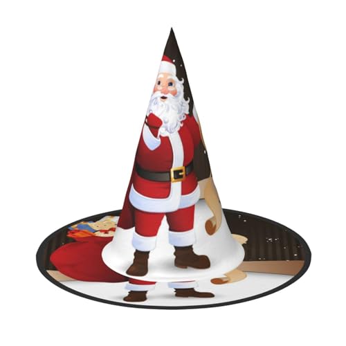GZHYHAKAN Frohe Weihnachten Print Halloween Hut für Partys, Karneval und Rollenspiele - leicht, bequem GZHYHAKAN Frohe Weihnachten Print Halloween Hut für Partys, Karneval und Rollenspiele - leicht, bequem von GZHYHAKAN